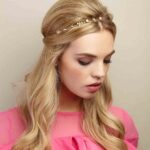 Chain Headband with Pearls – Gold 2