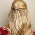 Flower Hair Accessory with Gems – Multi-Colour 2