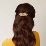 Gold Pearl Hair Clip 2