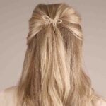 Hairtie Bow Metal Plain cream 1-Pack 2
