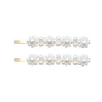 Pearl Hair Grips Set of 2 – Gold