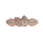 Rose Gold Hair Clip Leaf