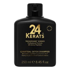 24 KERATS Charcoal Detox Shampoo 250ml