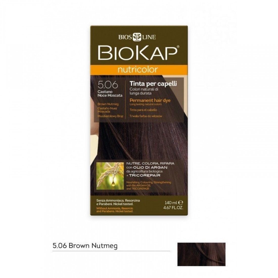 biokap_nutricolor_506_brown_nutmeg_permanent_hair_dye_140ml_1