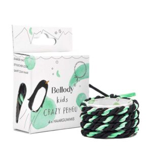 BELLODY Original Crazy Pengu Hair Ties x4