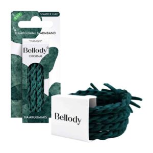 BELLODY Original Quetzal Green Hair Ties x4