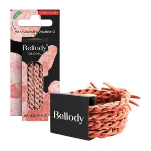 BELLODY Original Ibiza Orange Hair Ties x4