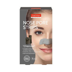 PUREDERM Nose Pore Charcoal Strips Ninaplaastrid söega 6pcs