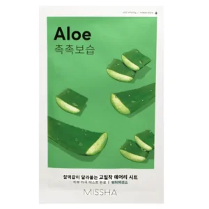 MISSHA Airy Fit Aloe Sheet Mask Rahustav kangasmask 19g