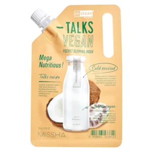 MISSHA Talks Vegan Mega Nutritious Sleeping Mask Sügavuti niisutav öömask 10g